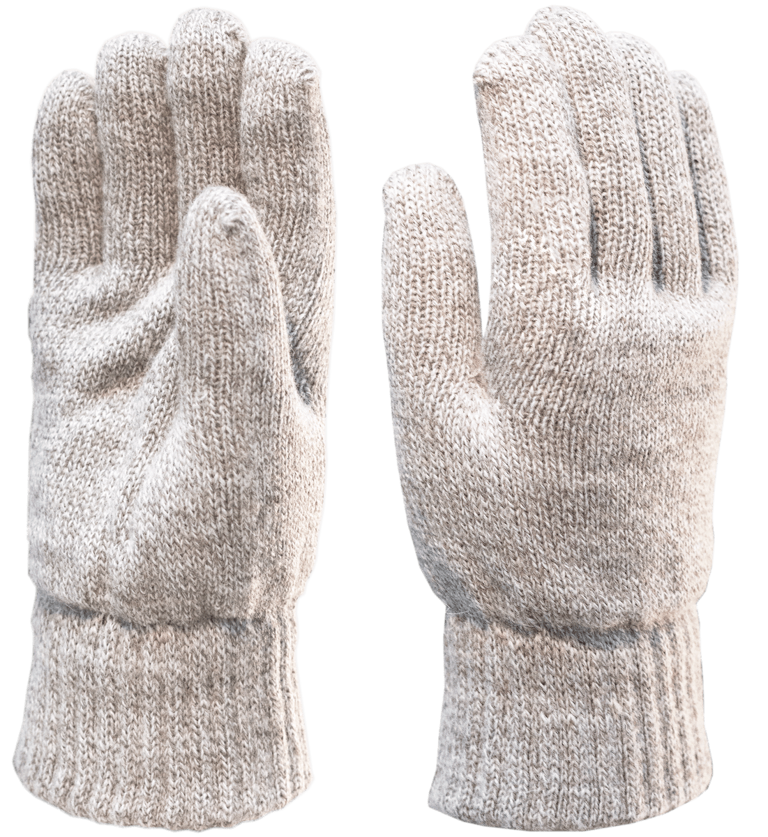 Перчатки полушерстяные утепленные, (П1700-2), шерсть/акрил, Шелтер Микро™